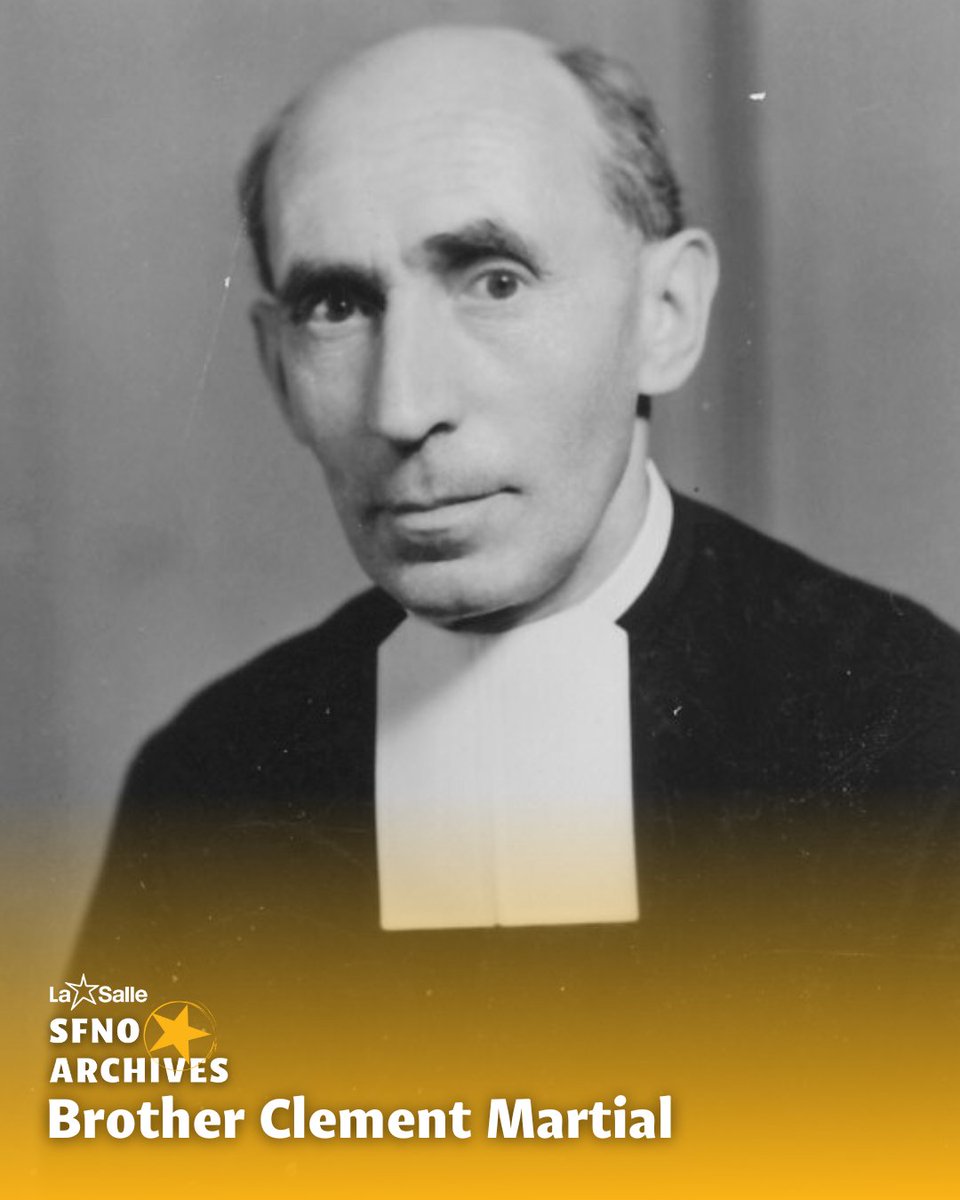 Br. Martial left France in the early 1900s to teach in Mexico, and later in the United States. Br. Martial dedicated many years to St. Michael's High School in Santa Fe, New Mexico, and the Juniorate in Lafayette, Louisiana. He served as a #Lasallian Brother for 46 years.