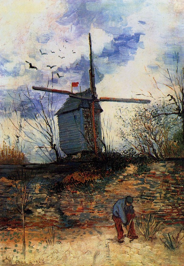 Moulin de la Galette, 1886, Vincent van Gogh