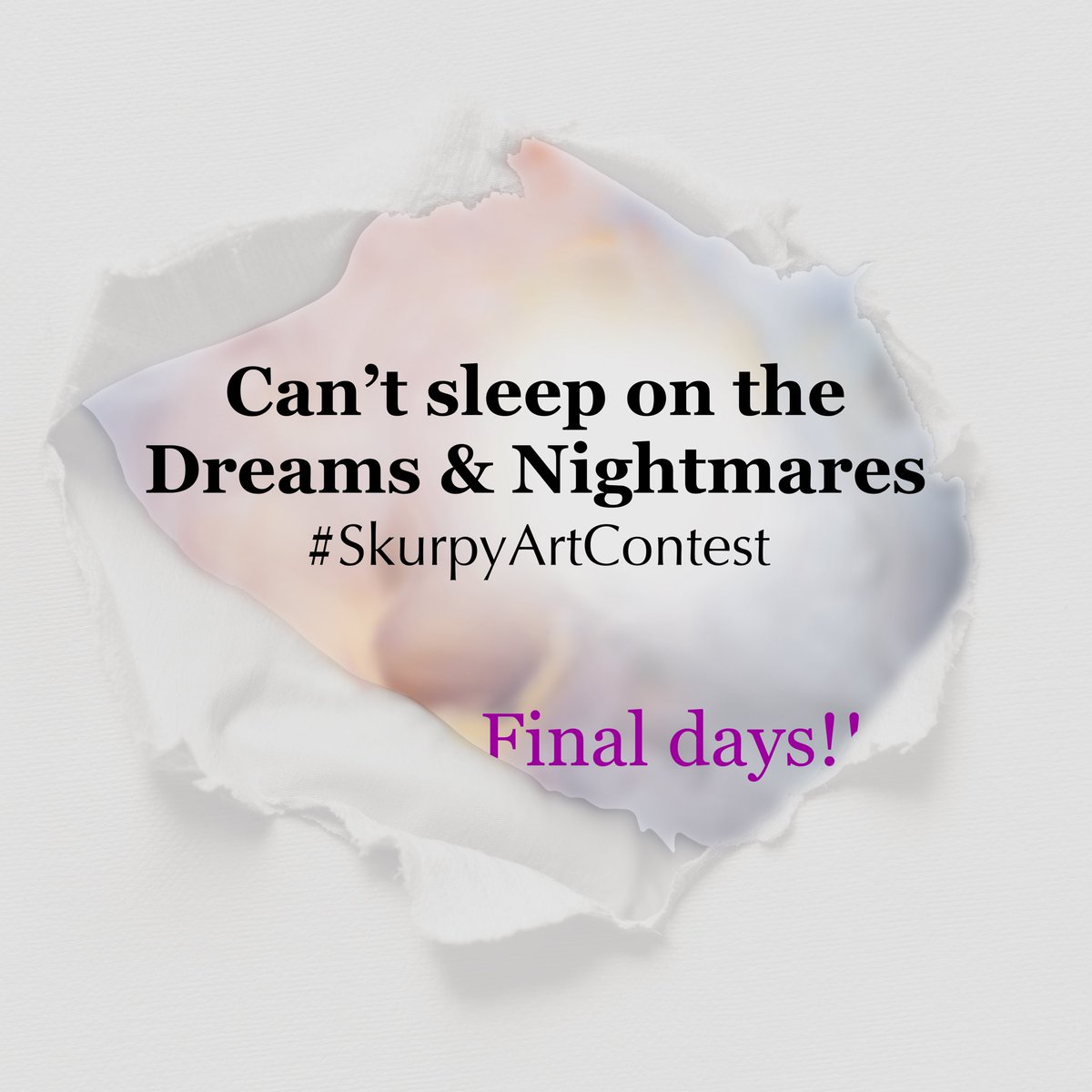 Hi fam!

I might be up to something for the #SkurpyArtContest, judges can’t participate but I’m still gonna bring that creative 🔥

I’m excited to see everyone’s works. There are 5 more days left 👀, can’t miss it 💥
Dreams &amp; Nightmares

Details on <a href="/MrBayne_0/">Bayne</a> 📌👀

Let’s go 🔥🚀
