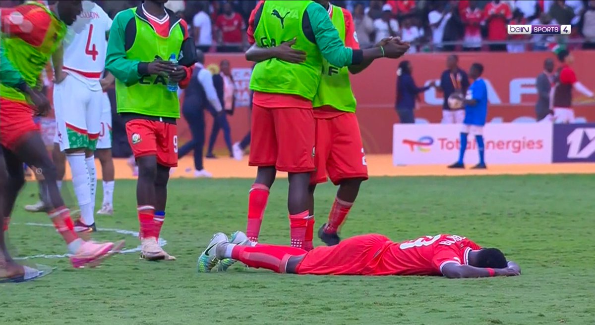 A man-of-the-match performance from the Kenyan goalkeeper ensures we win vs the tournament favourites. 

Superb stuff!