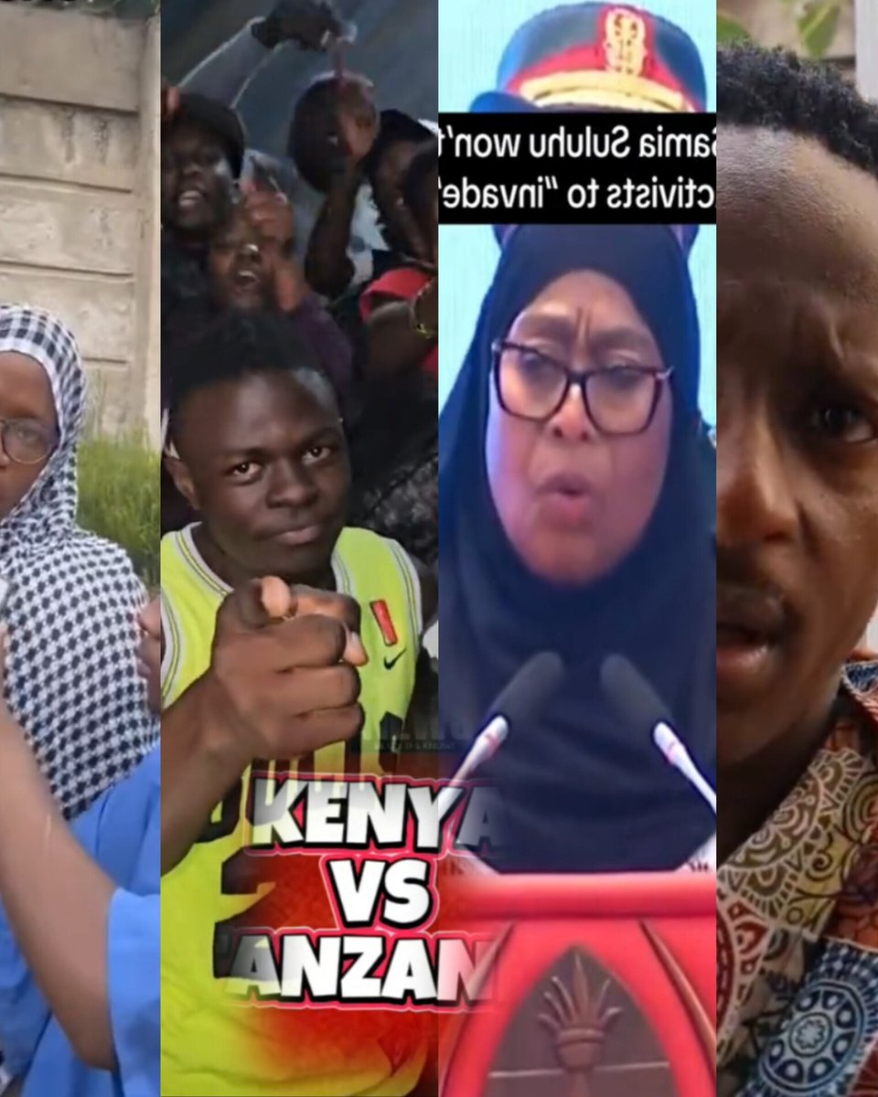 Remember when  Kenyans turned Tanzania into a kitchen 😂🔥 It all started after Samia Suluhu a.k.a. Iddi Amin Mama detained Martha Karua… from there..chaos began 🇰🇪 vs 🇹🇿 was purely comedy. Don't jokes with Kenyan Content Creators😂👇🧵
