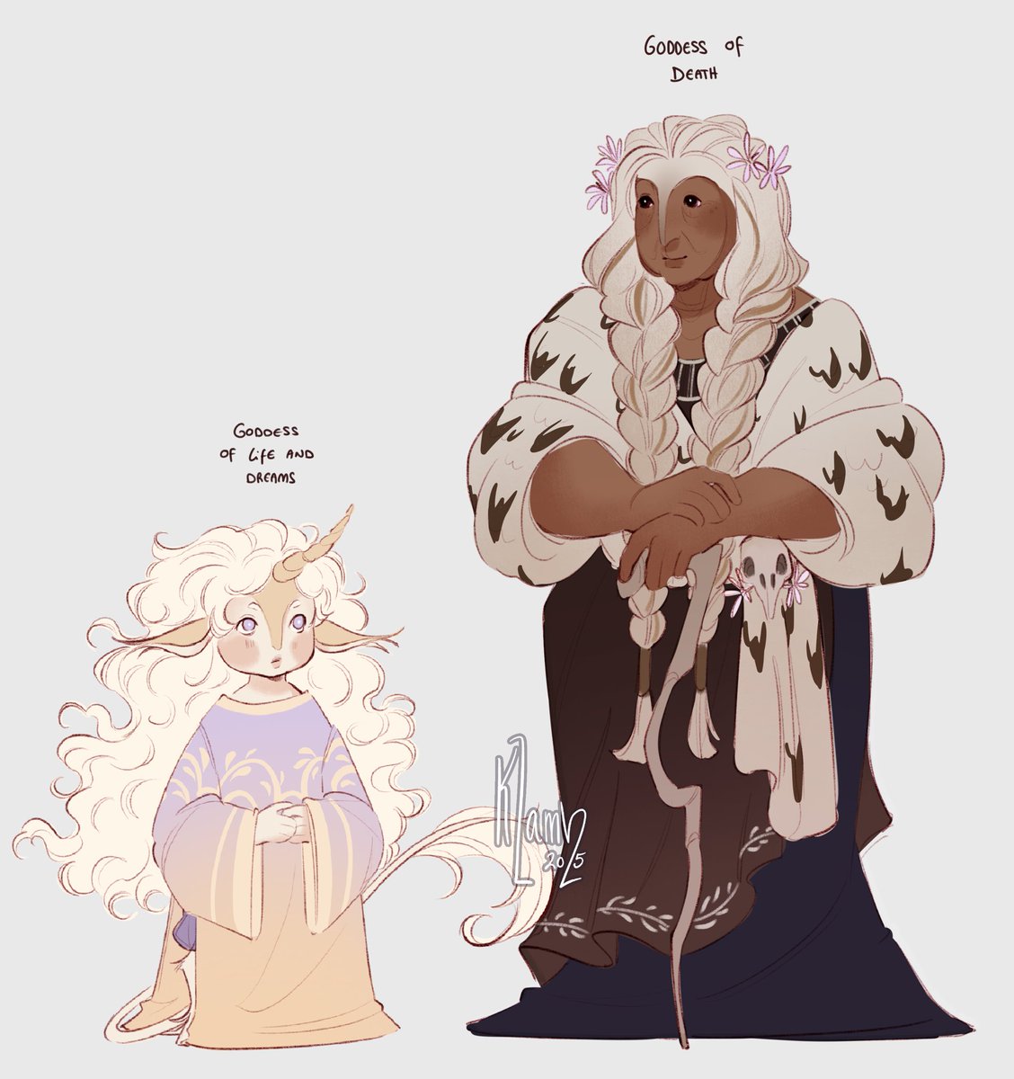 Ahora si, he terminado todos los diseños de los dioses orz
Aún me toca retocar algunas cosas de los otros diseños pero por lo demás están terminados 🤧