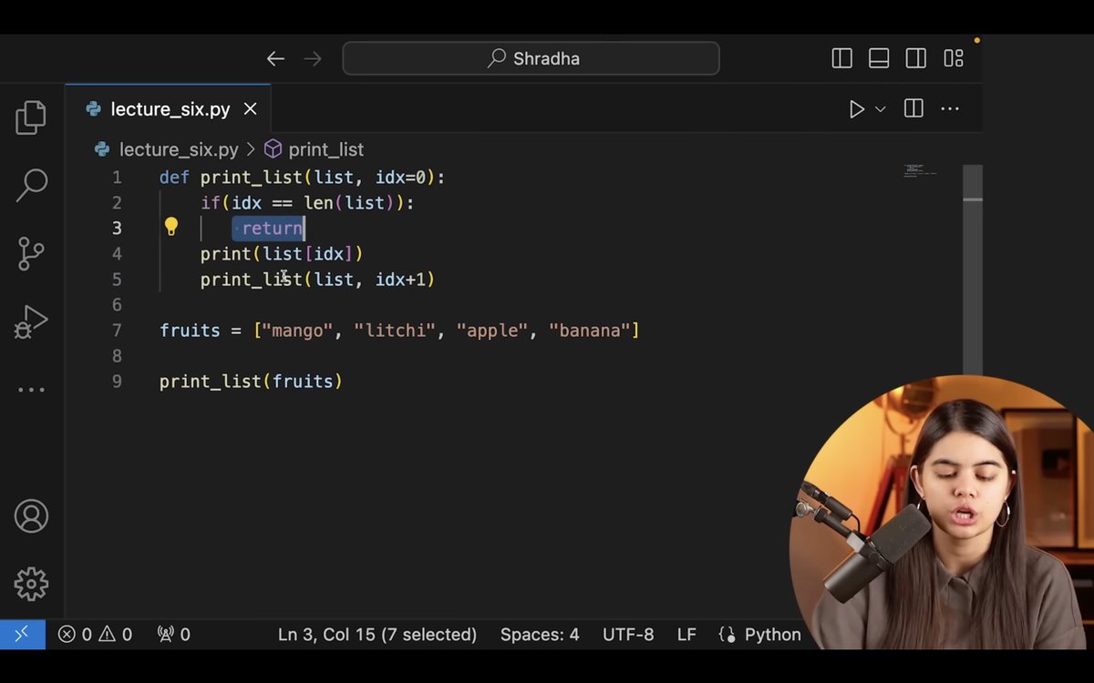 akash31_2004's tweet image. 🚀 Day 12 of #100DaysOfPython
✅learn about for recursion
✅solve some practice questions
Let’s see where this journey goes.
#Python #CodeNewbie #100DaysOfCode
