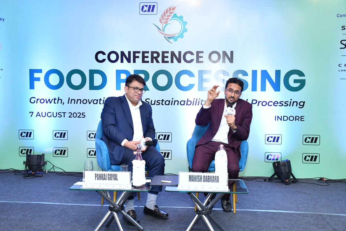 manishdabkara1's tweet image. Honoured to speak at the #CII #Conference on Food Processing on 7th August 2025, sharing insights on the importance of #environmental #commodities in the #food #sector. 🌾🌍

Our food systems are deeply connected to the environment — integrating carbon markets and other…