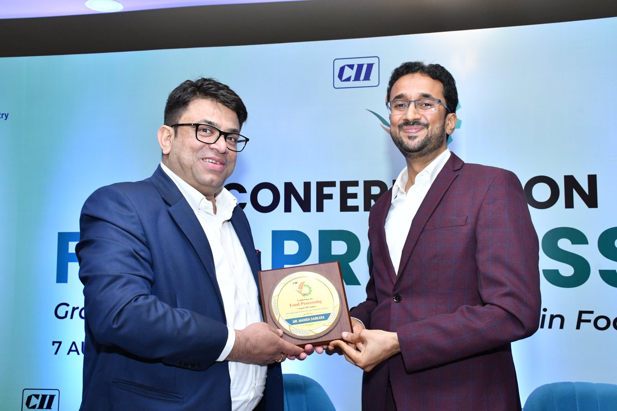 manishdabkara1's tweet image. Honoured to speak at the #CII #Conference on Food Processing on 7th August 2025, sharing insights on the importance of #environmental #commodities in the #food #sector. 🌾🌍

Our food systems are deeply connected to the environment — integrating carbon markets and other…
