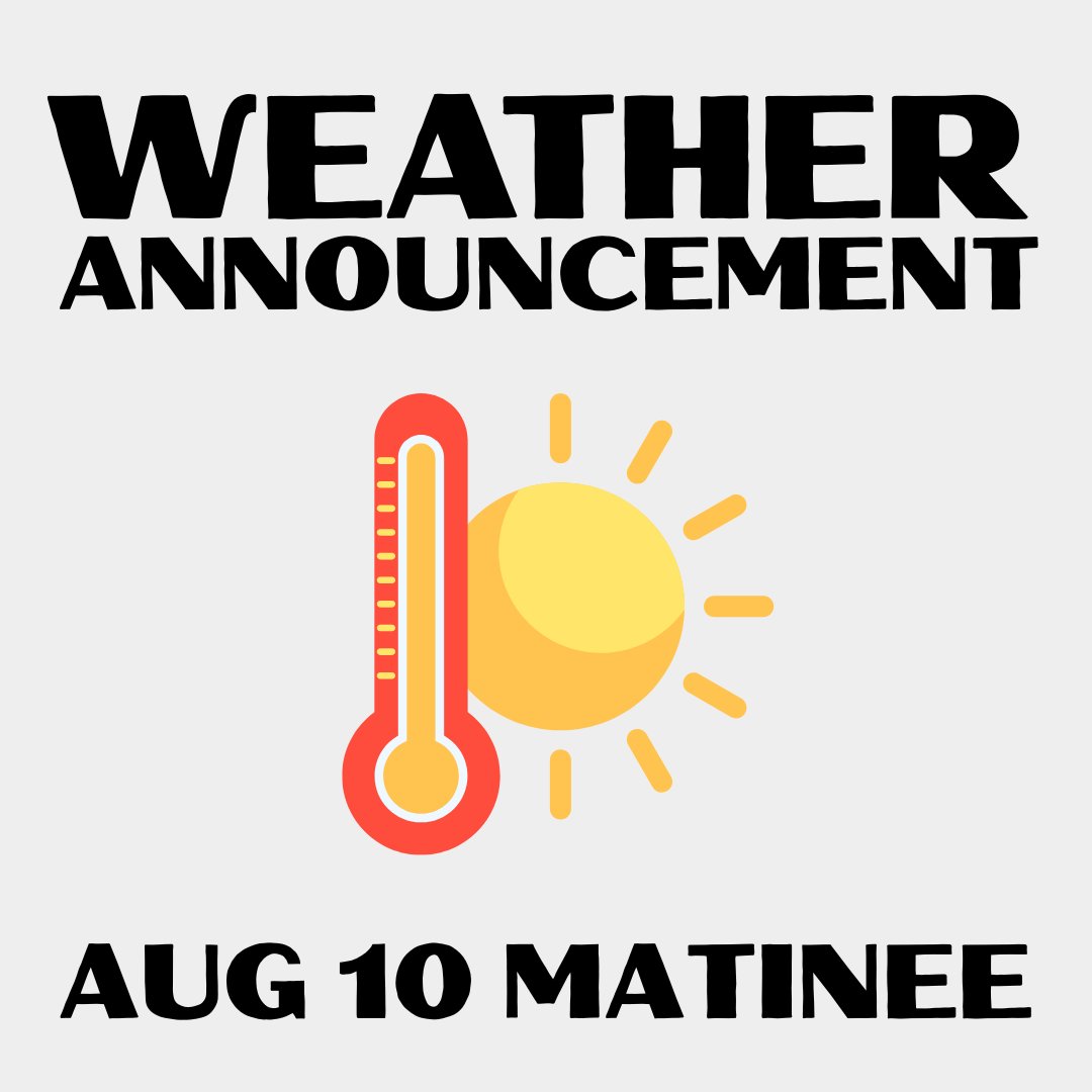 Due to extreme heat, we’ve cancelled today’s 2PM matinee of The Girl With No Hands.

🎟️ If you have tickets for this performance, please contact us at boxoffice@odysseytheatre.ca or 613-232-8407 to rebook for any other performance.

🌙 Our 8PM show today will go ahead as planned.