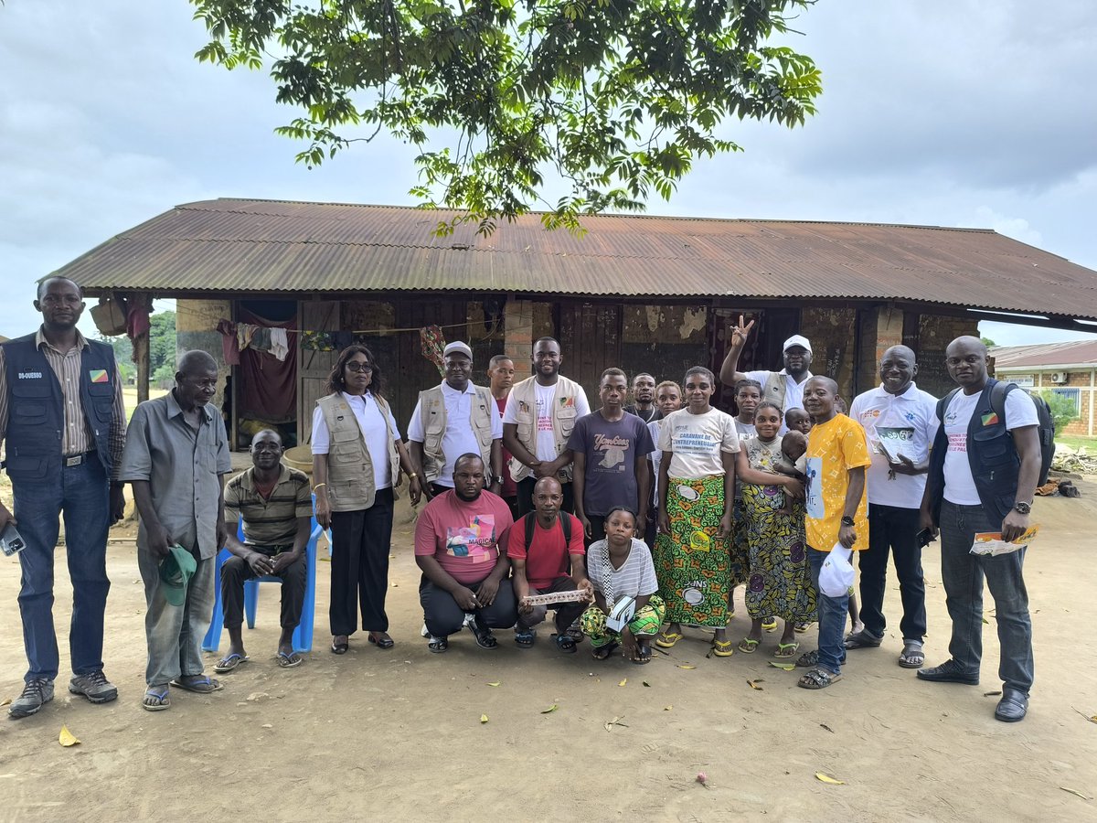 Hier nous avons célébré la journée internationale des peuples autochtones où nous avons fait la promotion de la planification familiale et de la fourniture gratitude des méthodes contraceptives à Ouesso.