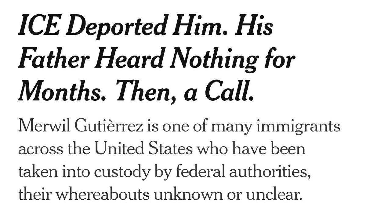 Homeland Security (@dhsgov) on Twitter photo Another SOB STORY from the <a href="/nytimes/">The New York Times</a>. Merwil Alberto Gutierrez Flores was deported to CECOT because he is an associate of Tren de Aragua—a foreign terrorist organization—whose criminal record included an arrest for having a loaded firearm and ammunition feeding devices at a Another SOB STORY from the <a href="/nytimes/">The New York Times</a>. Merwil Alberto Gutierrez Flores was deported to CECOT because he is an associate of Tren de Aragua—a foreign terrorist organization—whose criminal record included an arrest for having a loaded firearm and ammunition feeding devices at a