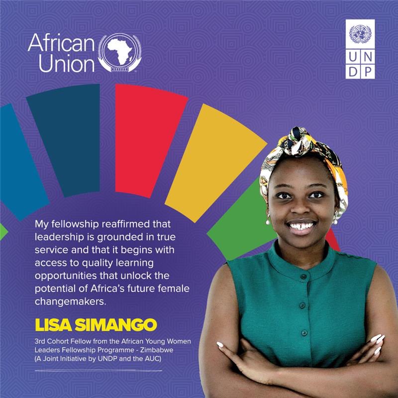 UNDP Africa (@undpafrica) on Twitter photo Leadership starts with opportunity. 💡
Lisa joined the African Young Women Leaders Fellowship, a joint initiative by <a href="/UNDP/">UN Development</a> & the <a href="/_AfricanUnion/">African Union</a>.
Her journey shows how structured support can strengthen women’s roles in public life. 🌍
#InternationalYouthDay #IYD2025 #Agenda2030 Leadership starts with opportunity. 💡
Lisa joined the African Young Women Leaders Fellowship, a joint initiative by <a href="/UNDP/">UN Development</a> & the <a href="/_AfricanUnion/">African Union</a>.
Her journey shows how structured support can strengthen women’s roles in public life. 🌍
#InternationalYouthDay #IYD2025 #Agenda2030
