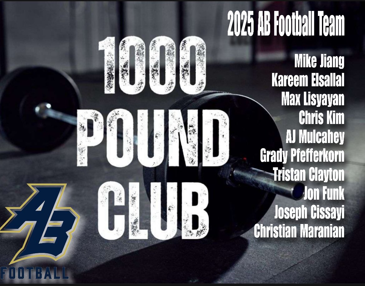 AB Football

I am very proud of the entire team for there  hard work and dedication. This team has consistently demonstrated a strong commitment to the weight room.

Go AB

<a href="/ABRevsAthletics/">Acton-Boxborough Athletics</a>