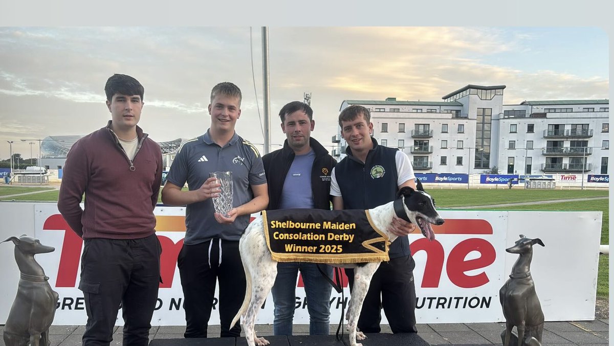 Congrats to Local young Trianer Jack Kennelly and the Random Syd who’s dog Oreo Ollie won Con Maiden Derby <a href="/shelbournepark/">Shelbourne Park Greyhound Stadium</a> . Great to see <a href="/KingdomDogTrack/">Kingdom Dog Track</a> form holding up so well at HQ. <a href="/BarkingBuzz/">Barking Buzz (GRI)</a> <a href="/betbrowne2015/">betbrowne.com</a> <a href="/porkys22/">Kim & Chris Robertson</a> <a href="/barkingmadryan/">Barking Mad Betting</a>