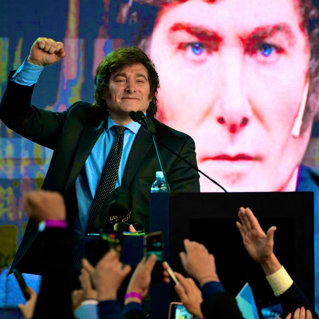 Javier Milei is now the true representative of capitalist ideals.

He represents free market capitalism better than any leader on the planet.

His policies have led to serious prosperity for his people. His government is shrinking, as is the debt and inflation of his nation.