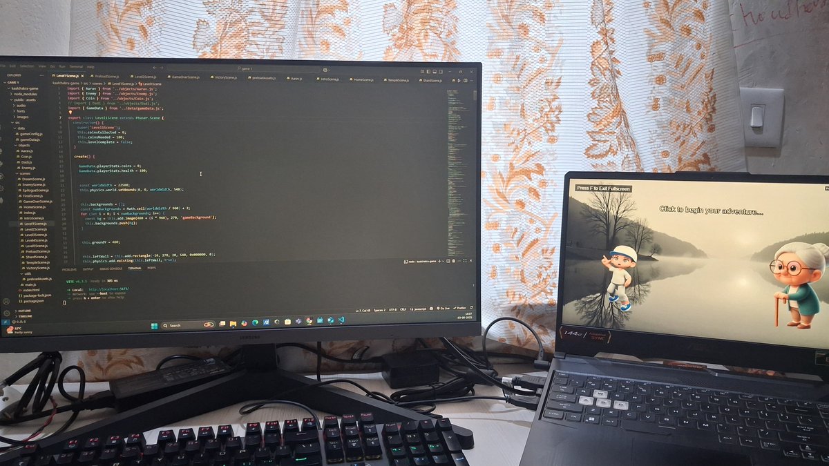 ThakurAtulPrat5's tweet photo. Nothing compares to the joy of playing a game you've built with your own hands. It's not just a game — it's a piece of your soul in motion.
#gamedev #indiegame #freelancer #game #phaser
@phaser_ #connect #gamedevconnect https://t.co/1IEufvybbz