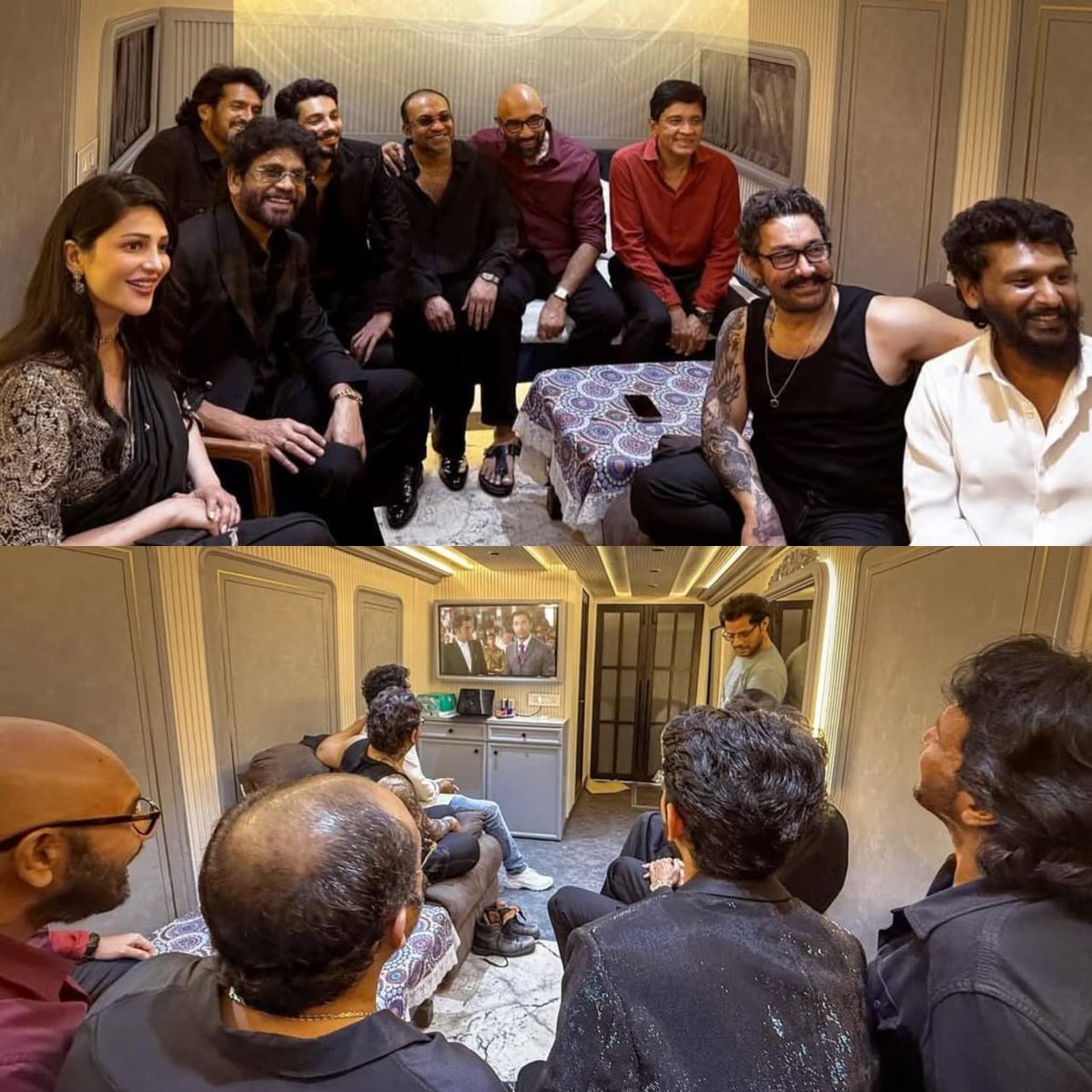 Rakks (@rakks_twitz) on Twitter photo #Coolie team watches #SitaareZameenPar premieres on YouTube...
#AamirKhan #KalanithiMaran <a href="/Dir_Lokesh/">Lokesh Kanagaraj</a> <a href="/anirudhofficial/">Anirudh Ravichander</a> <a href="/nimmaupendra/">Upendra</a> <a href="/shrutihaasan/">shruti haasan</a> <a href="/iamnagarjuna/">Nagarjuna Akkineni</a> #Coolie team watches #SitaareZameenPar premieres on YouTube...
#AamirKhan #KalanithiMaran <a href="/Dir_Lokesh/">Lokesh Kanagaraj</a> <a href="/anirudhofficial/">Anirudh Ravichander</a> <a href="/nimmaupendra/">Upendra</a> <a href="/shrutihaasan/">shruti haasan</a> <a href="/iamnagarjuna/">Nagarjuna Akkineni</a>