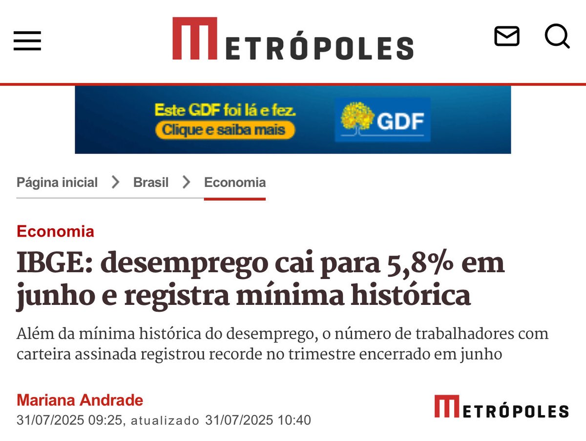 Números do IBGE? Do Pochmann? Hahaha Sem credibilidade alguma.