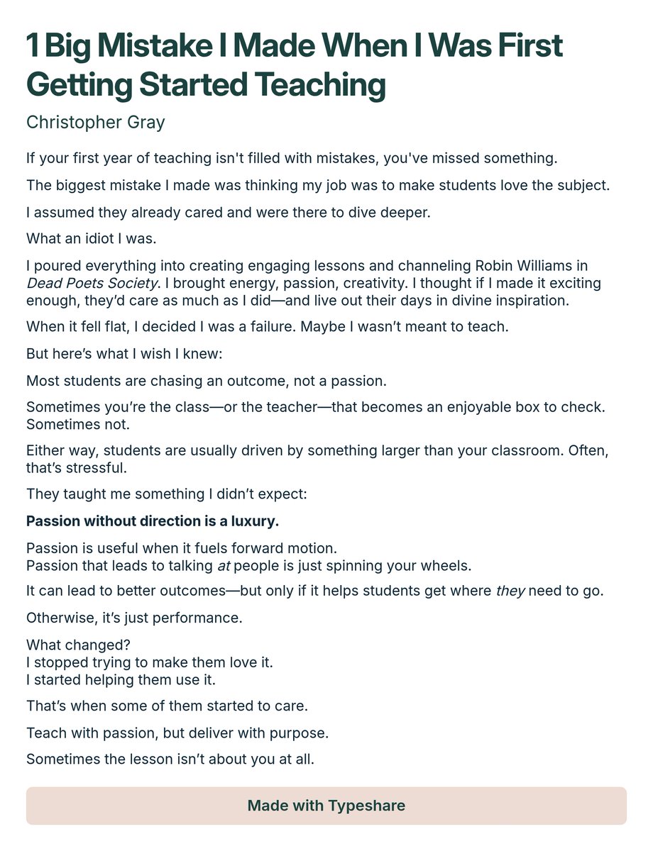 kristofer_gray's tweet photo. You don't have to love your job. 
You just have to love showing up. https://t.co/eHyIgKEUh5