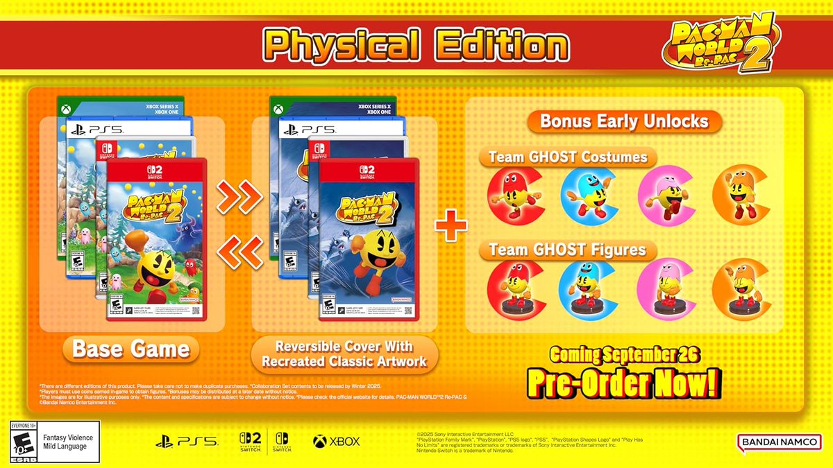 PS4Ron's tweet image. #PacManWorld2RePac was a nice surprise, i finished #PacManWorldRePac earlier this year so this is great news 😎