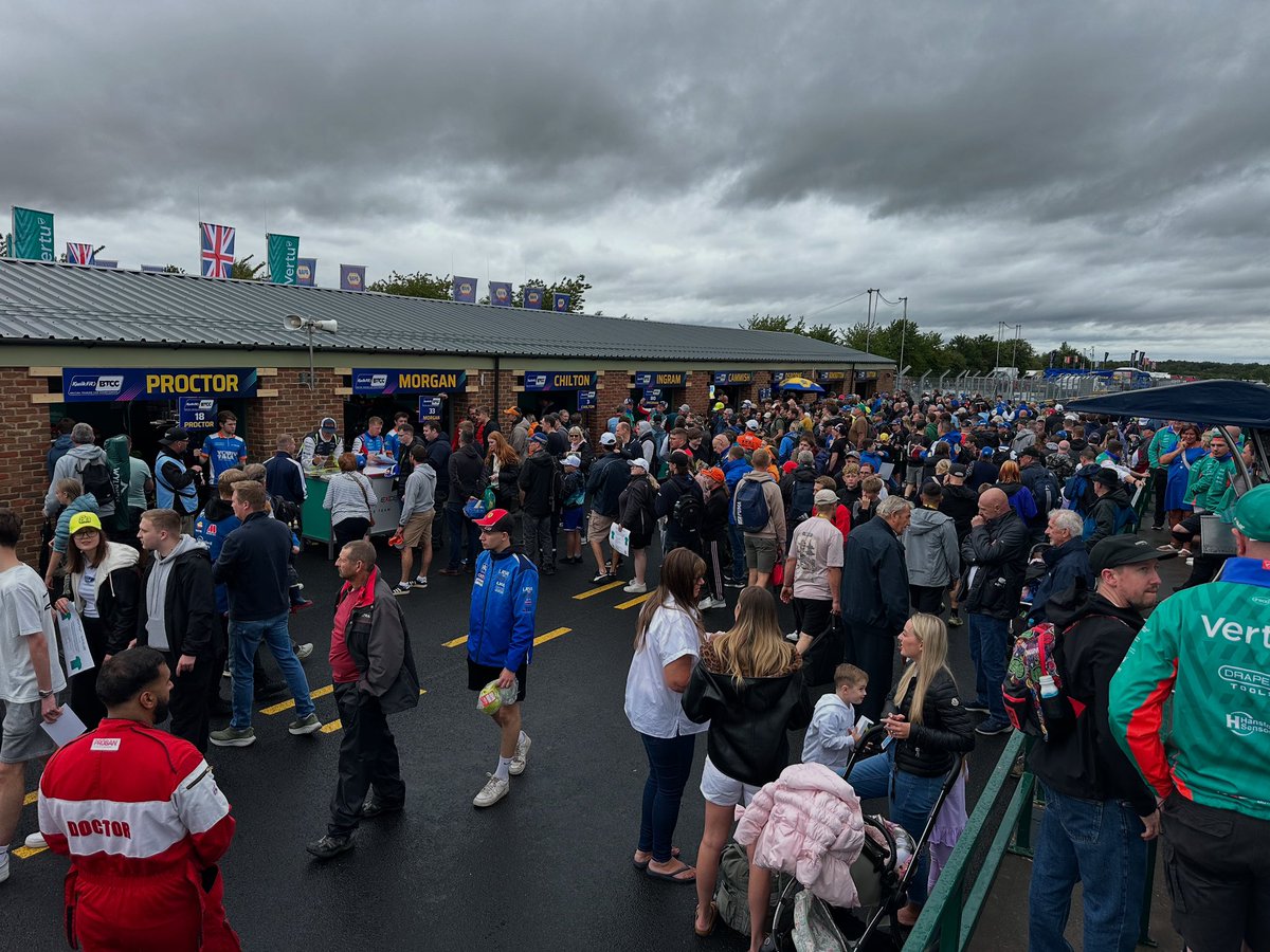 After a six week break, it’s back to BTCC action at Croft. Live coverage from 11.30 on ITV4. 
For now it’s a bust pit lane walk about. 
Photo credit to Scott Stringfellow!!