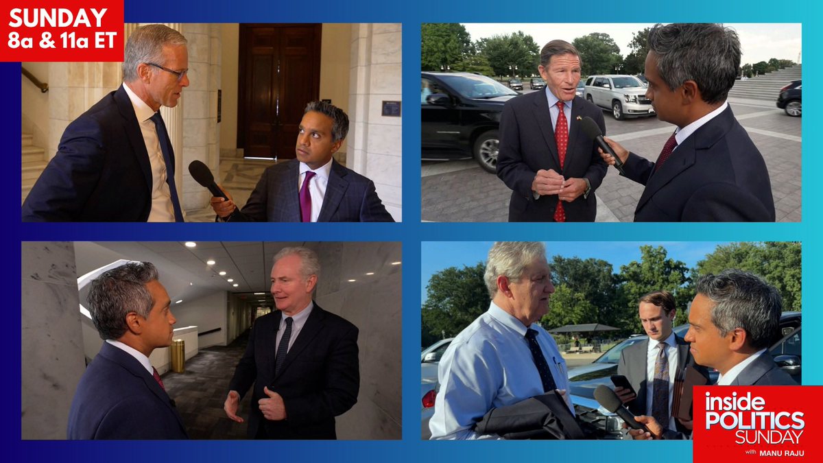 Manu Raju (@mkraju) on Twitter photo New — <a href="/InsidePolitics/">Inside Politics</a> Sunday 8aET/11aET on @cnn
— Trump lashes out: Labor official, Russia, Schumer
— Intvw with Cory Booker on state of Ds
— What John Thune told me about #txsen
— Fight over House maps
— Israel divide
A preview of Booker’s comments: tiktok.com/t/ZP8kuP7mj/ New — <a href="/InsidePolitics/">Inside Politics</a> Sunday 8aET/11aET on @cnn
— Trump lashes out: Labor official, Russia, Schumer
— Intvw with Cory Booker on state of Ds
— What John Thune told me about #txsen
— Fight over House maps
— Israel divide
A preview of Booker’s comments: tiktok.com/t/ZP8kuP7mj/