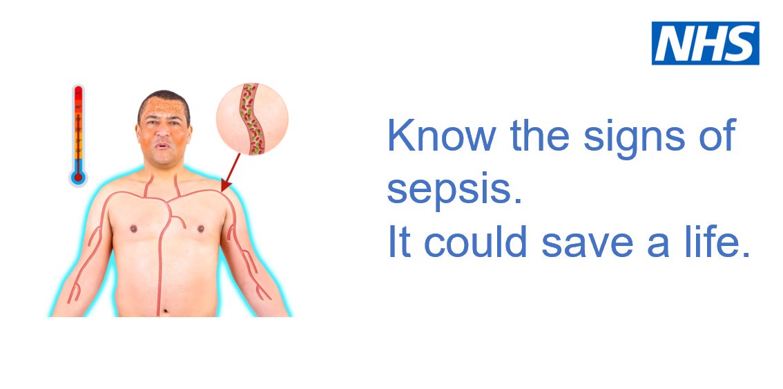 Sepsis is when your body reacts badly to an infection. We want more people to know the signs of sepsis. This is #EasyRead information about #Sepsis for people with a #LearningDisability  

england.nhs.uk/wp-content/upl…  

#TakeActionSaveLives #WorldSepsisDay #Leder