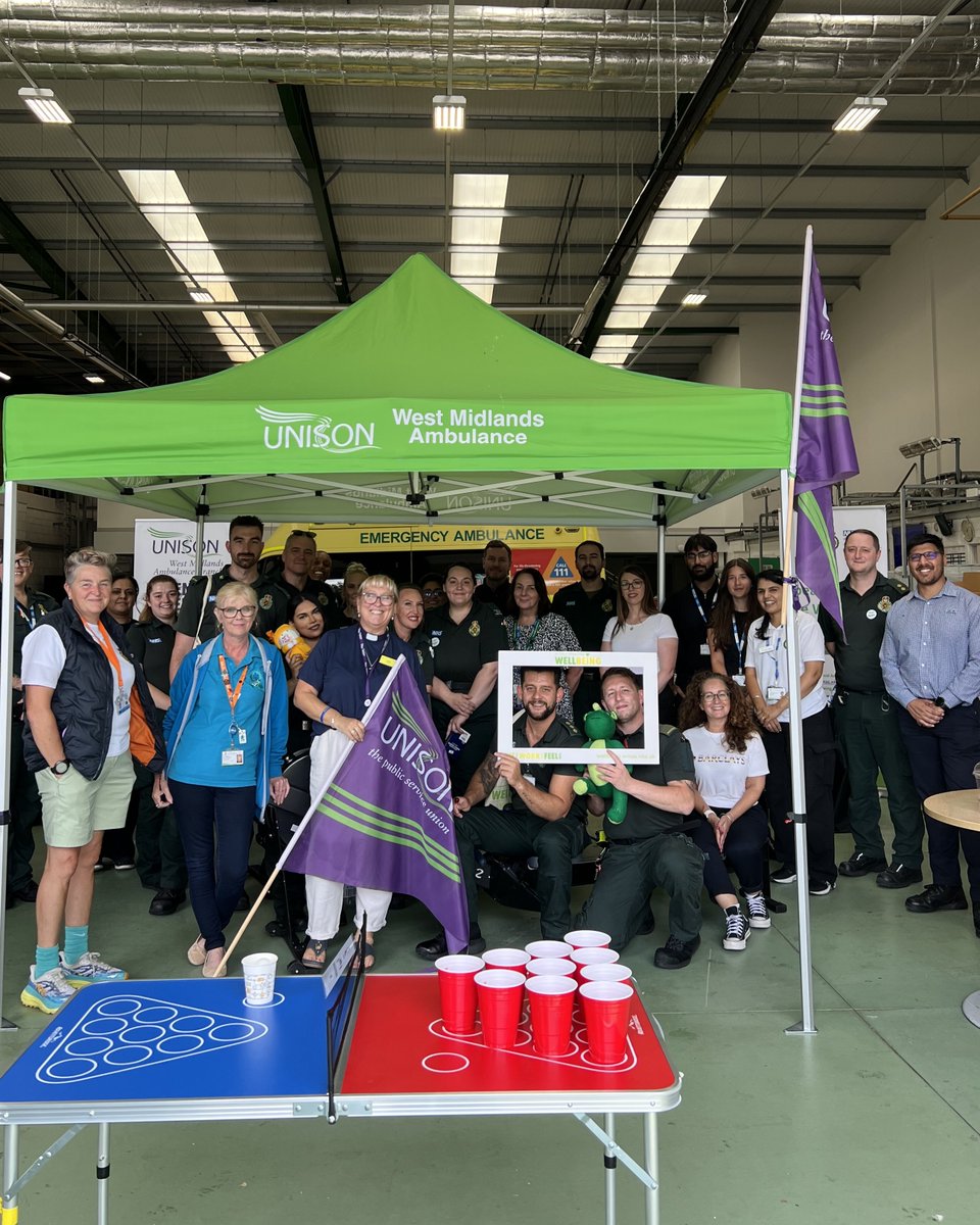 The Health &amp; Wellbeing Roadshow is rolling through summer! Have you caught it yet, #TeamWMAS?

This past week, the team stopped by Hereford and Erdington Hubs with BBQs, bouncy castles and free health checks, as well as visits from UNISON, SALS, and our Freedom To Speak Up