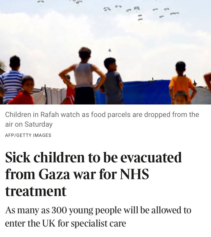 We want no children from Gaza, even to access medical care. There are kids dying all over the world - not our responsibility. It sounds harsh, but true. 
If these kids come, thousands of adults will come along and claim asylum - who will then legally bring their whole family.