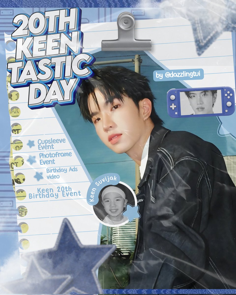 dazzlingtui's tweet photo. ᯓ★ 20𝘁𝗵 𝗞𝗲𝗲𝗻𝘁𝗮𝘀𝘁𝗶𝗰 𝗗𝗮𝘆 ᯓ★
Cafe Event, Photoframe Event, and Video LED Ads project by @dazzlingtui

📍 Indonesia &amp; Thailand
🗓️ 08 – 22 August 2025

Keen turns 20! Let's make it Keentastic 🥳 @keenkeno_sp

#20THKeentasticDay #keenkeno
#HappyKeen20thBDayProject https://t.co/ZP6BlD9kTf