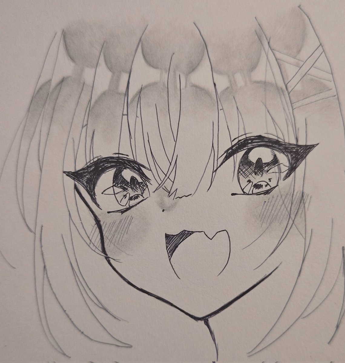 #イラスト
ほっぺたの丸みがお気に入りです！