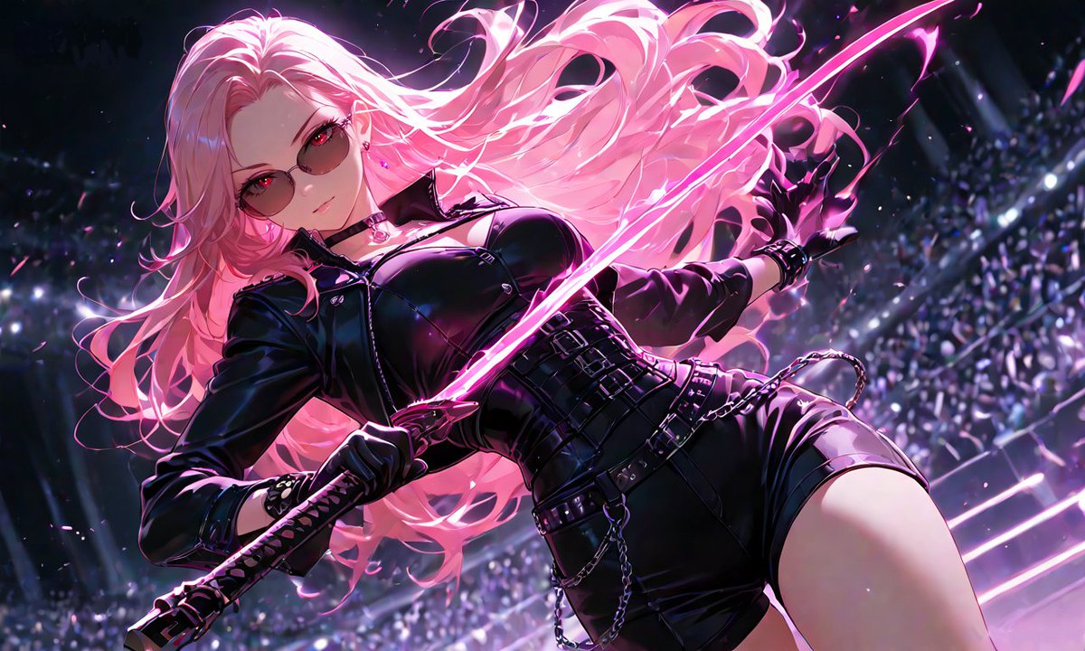 イラスト原画 「サングラスの娘」 蒼ねこ on X:
