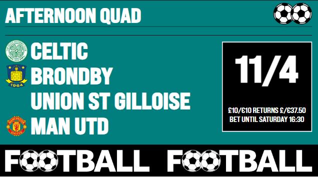 SeanGrahamBets (@seangrahambets) on Twitter photo Sunday Evening Football Specials ⚽
3 Specials Available this Evening!
Place your bets in shops or via our Telebet service!
📞 NI - 08000321321
📞 ROI - 1800212121
<a href="/course_ni/">Punters Guide (The PG)</a> <a href="/puntersg/">Gerard Mulhern - PG Media</a> Sunday Evening Football Specials ⚽
3 Specials Available this Evening!
Place your bets in shops or via our Telebet service!
📞 NI - 08000321321
📞 ROI - 1800212121
<a href="/course_ni/">Punters Guide (The PG)</a> <a href="/puntersg/">Gerard Mulhern - PG Media</a>