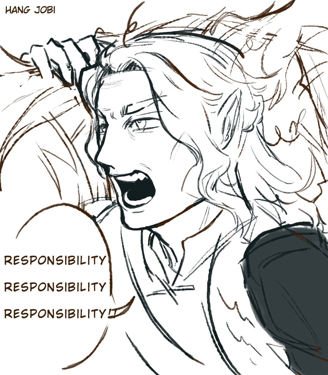 HangJobi's tweet photo. "drowning in work"
!! its a bit ooc
#AFKJourney https://t.co/J8ANSNwRle