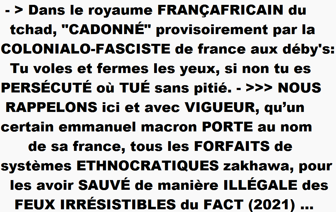 MOUVEMENT NATIONAL DES RÉNOVATEURS TCHADIENS tweet media