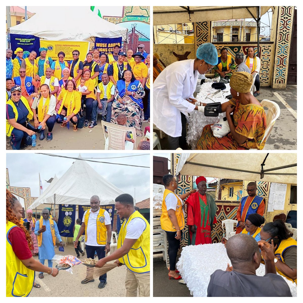 District404A2's tweet photo. Lions Unite to Fight Hepatitis: Community Outreach a Success

To commemorate World Hepatitis Day 2025, Abuja Mega, Abuja Platinum, Abuja Prestige Metro, Abuja Premium &amp; Wuse Abuja Lions Clubs jointly organized a successful community outreach program at the Chief's Palace in Abuja https://t.co/wJ4OflJNXZ