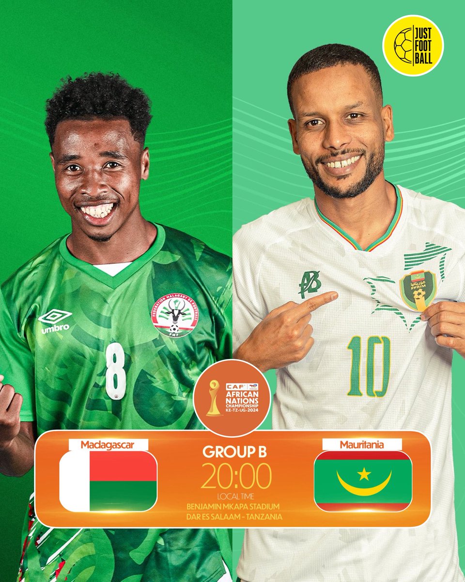 🏆 | بطولة امم افريقيا للمحليين :
⚽️ | #مدغشقر 🆚 #موريتانيا
📅 | الاحد 03-8-2025
⏰ | 18:00 بتوقيت غرينتش+1 🇲🇦
        20:00 بتوقيت مكة المكرمة 🕋 
🏟 | ستاد بنيامين ماكابا الوطني
📸 | بين سبورت 6️⃣
🎙️ | حسن العيدروس 
#الجميع #كأس_أمم_إفريقيا_للمحليين
 #TotalEnergiesCHAN2024