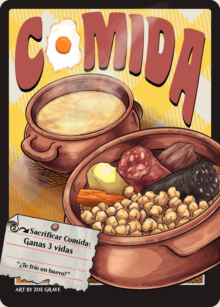 Hice un Token de Comida inspirado en la comida de la abuela #magicthegathering #mtg