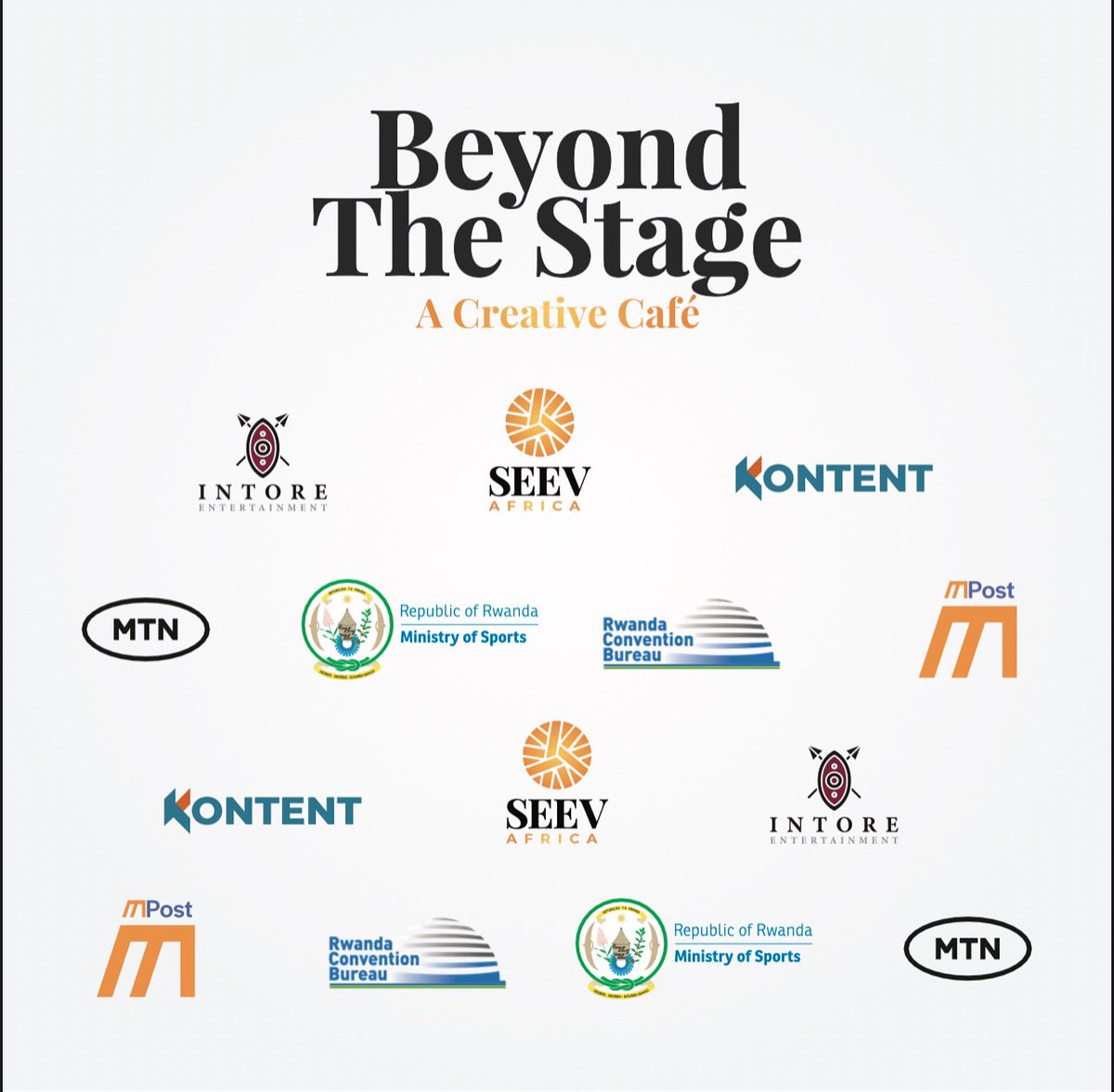 SEEV AFRICA (@seevafrica) on Twitter photo On behalf of our partners <a href="/thekontent_/">KONTENT</a> <a href="/Intore_ent/">Intoreentertainment</a> we extend our gratitude to the creative community in Rwanda, special guest & culture icon <a href="/forever_etania/">Life Of The Party🎬</a> our moderator <a href="/marymaina_/">Mary Maina PMP®</a> and
<a href="/Rwanda_Sports/">Ministry of Sports|Rwanda</a> <a href="/RCBrwanda/">Rwanda Convention Bureau</a> <a href="/MTNRwanda/">MTN Rwanda</a> <a href="/MpostKE/">MPost</a> for making BEYOND THE STAGE possible ❤️ On behalf of our partners <a href="/thekontent_/">KONTENT</a> <a href="/Intore_ent/">Intoreentertainment</a> we extend our gratitude to the creative community in Rwanda, special guest & culture icon <a href="/forever_etania/">Life Of The Party🎬</a> our moderator <a href="/marymaina_/">Mary Maina PMP®</a> and
<a href="/Rwanda_Sports/">Ministry of Sports|Rwanda</a> <a href="/RCBrwanda/">Rwanda Convention Bureau</a> <a href="/MTNRwanda/">MTN Rwanda</a> <a href="/MpostKE/">MPost</a> for making BEYOND THE STAGE possible ❤️