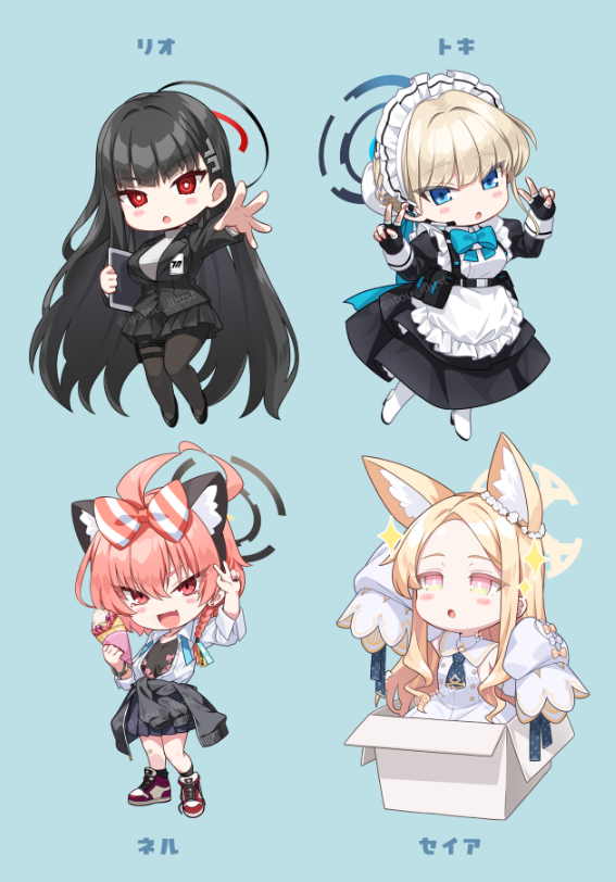 c106で頒布予定の、ブルアカアクキーイラストこんな感じになってます！
画質粗くててすみません・・・

また後日、詳細出します！