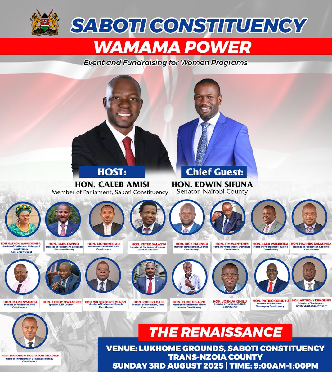 The Renaissance.  The beginning of another journey. 
<a href="/Honcalebamisi/">Hon. Caleb Amisi, MP</a>