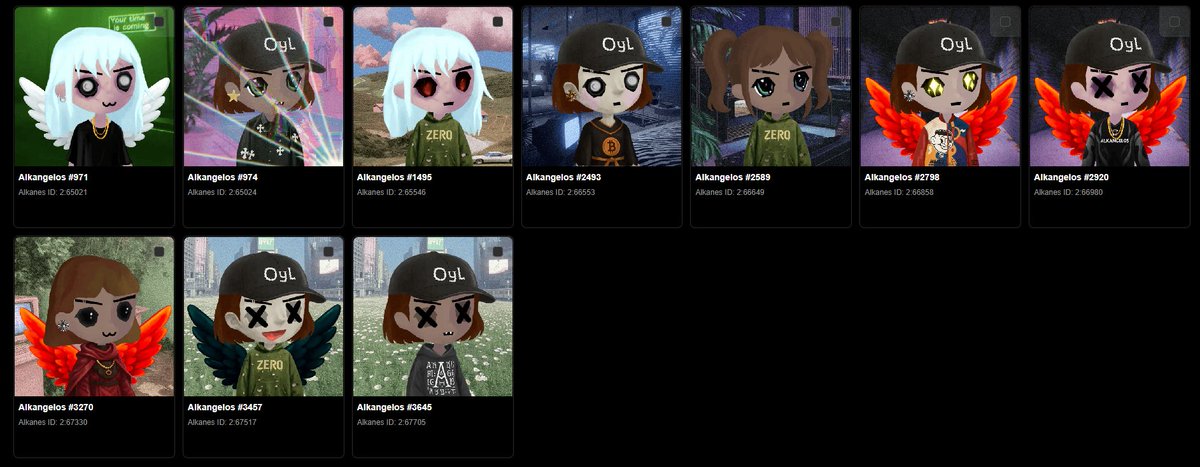 I'm growing more and more fond of collecting angels, especially those with red wings.
<a href="/alkangelos/">Alkangelos</a>