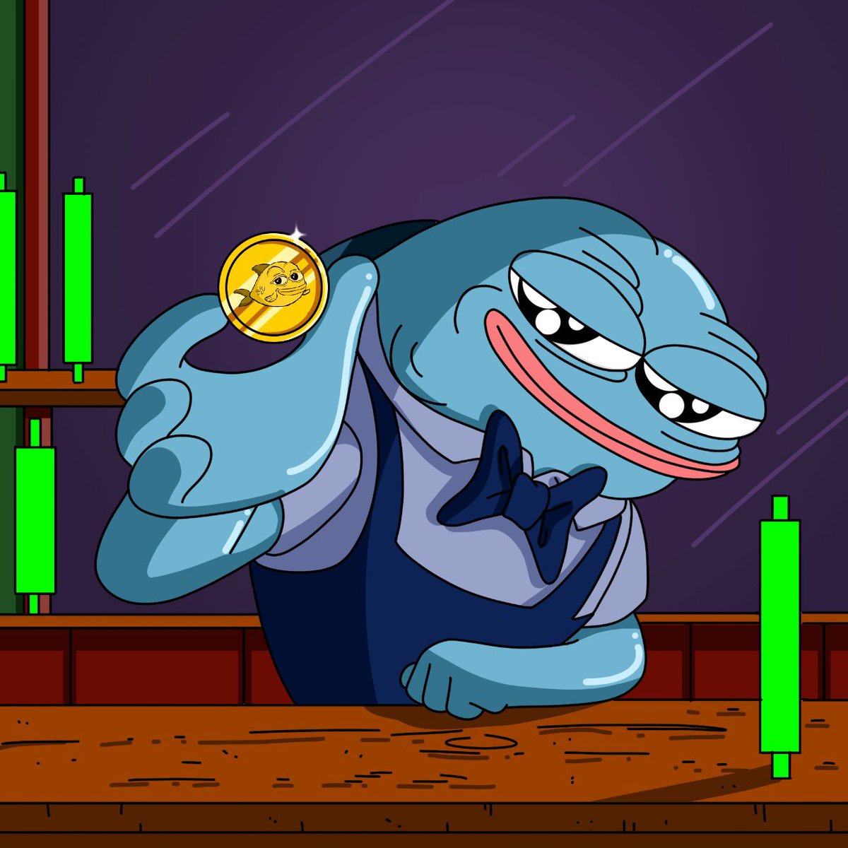 One coin. One mission. $BLUB or drown. 🐟