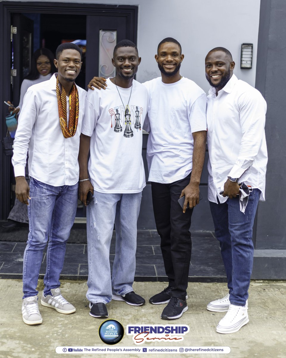 refinedcitizens's tweet image. As humans, we wondered how a man changes, and learned it's via Association. It seeps through the very fabric of our core existence. 

Welcome to Friendship Service. 

#FriendshipService 
#TREPA #Grace #From_A_Believer_To_Disciple #Newness #Sunday #3rdAugust2025