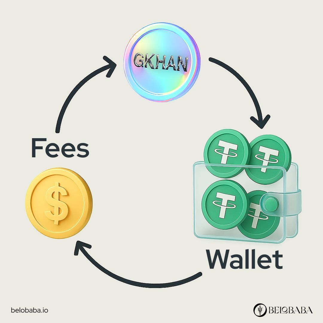 BelobabaBank's tweet photo. 📈 Banking Fees in Your Pocket

Every time someone uses BELOBABA, a portion of fees heads straight back to our community. 10% of our revenue → USDT rewards for $GKHAN holders.

Traditional banks keep the fees - we share them.

TGE in 2 days… are you ready? https://t.co/5AucozlgHb