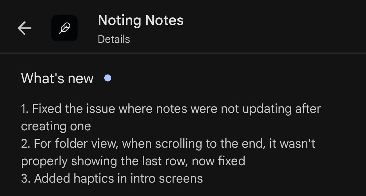AliFakhruddin13's tweet image. Noting Notes Update.

#nothing #notes #noting #nothingcommunity