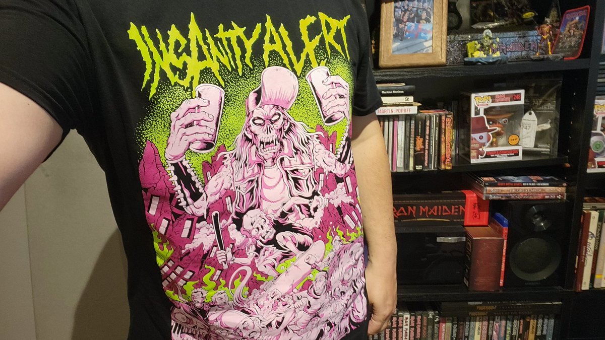 DavidGTato's tweet photo. #Metalshirt #InsanityAlert #AllMoshNoBrain https://t.co/U6JoVNEOgP