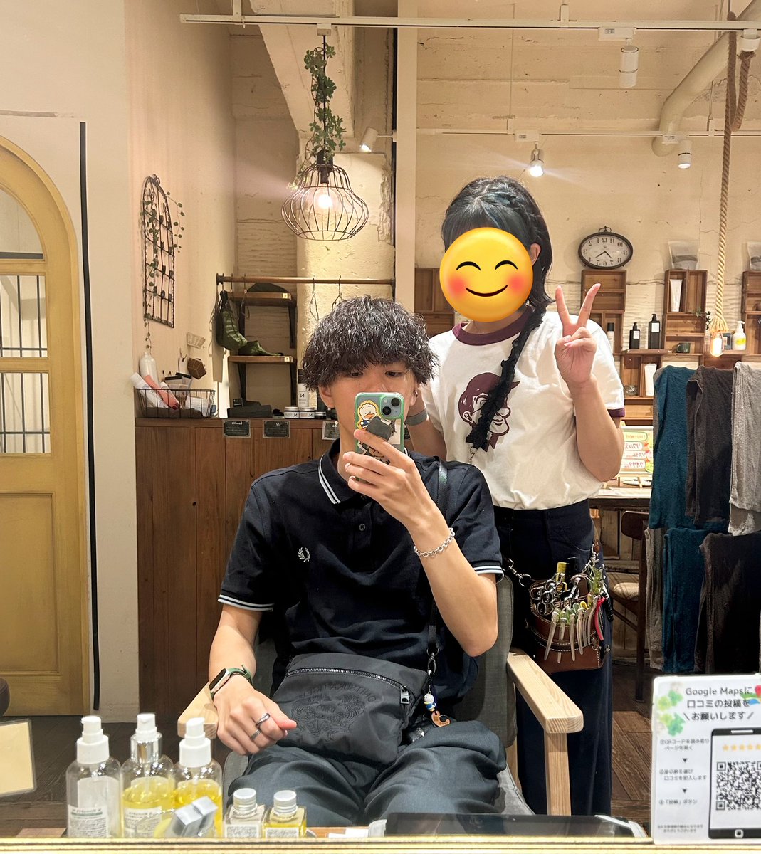 パーマかけました〜👏