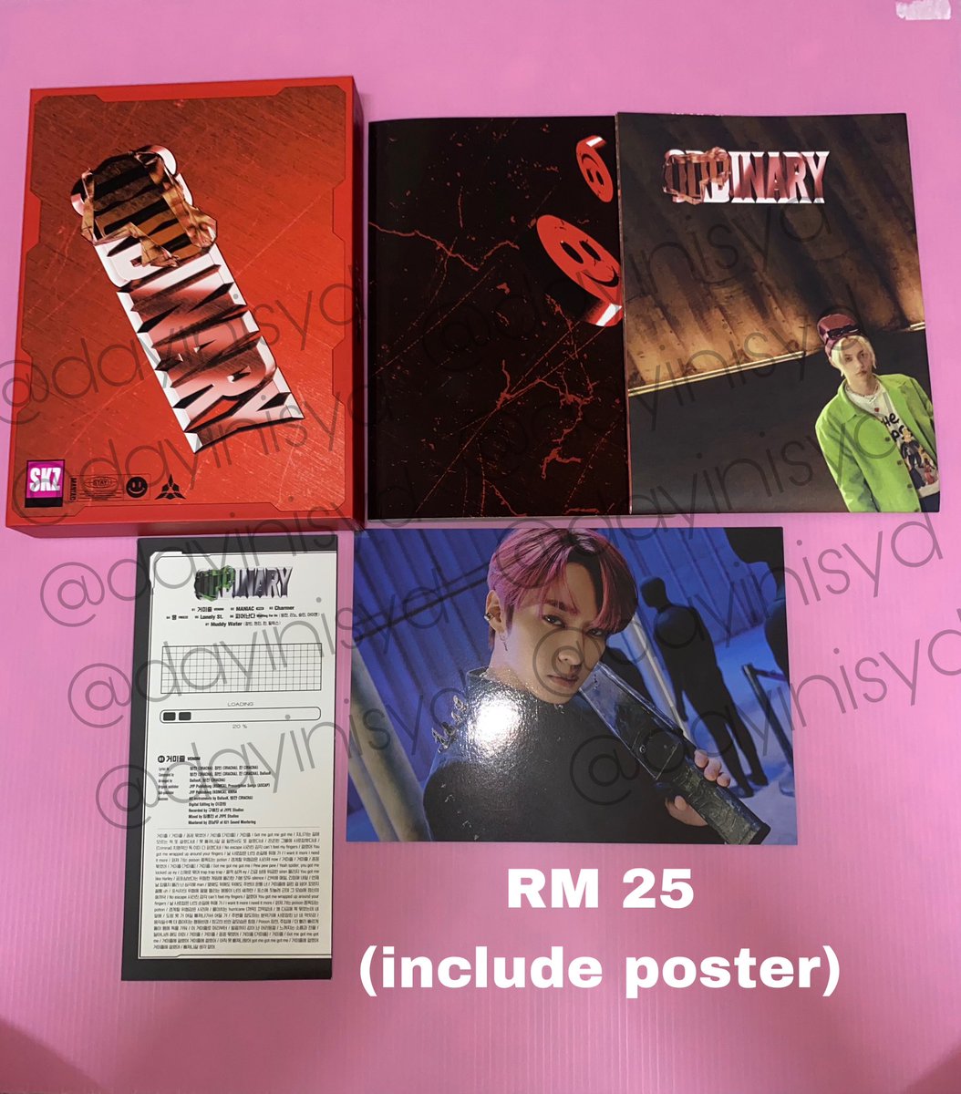 ssuphazel's tweet photo. WTS Unsealed Album 🎀

on hand (all album is original) 
price in photo ( exc postage 🚚🇲🇾) 
can nego if the price is reasonable 💸
no joy buyer ❌🙏🏻
can dm my telegram to purchase !!
https://t.co/1Aj8wHMb06

#pasarstraykids #pasarSKZMY #pasarTREASURE #pasarNCT https://t.co/Kc4MrRtFEF