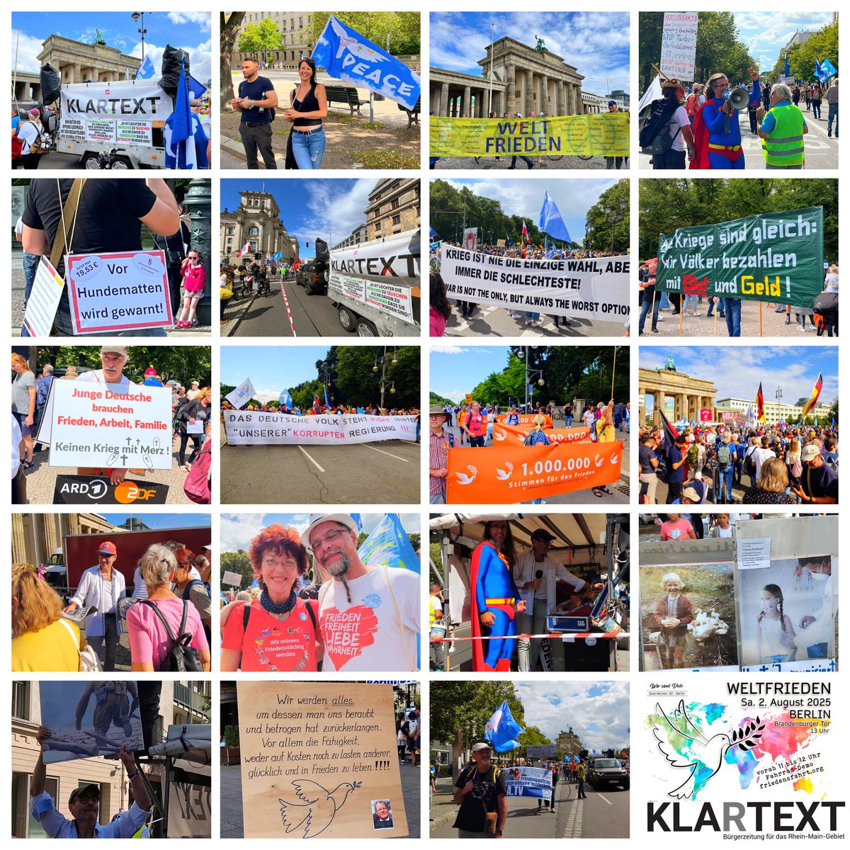 KlartextRM's tweet photo. "Völker der Welt, schaut auf diese Stadt" 
#Berlin #forJustice #forPeace #B0208 #WirSindViele #Weltfrieden #JETZT
BÜRGERZEITUNG FREUT SICH ÜBER IHREN SUPPORT: https://t.co/lJ9ARz4YJ0
🕊️❤️🇩🇪❤️🕊️