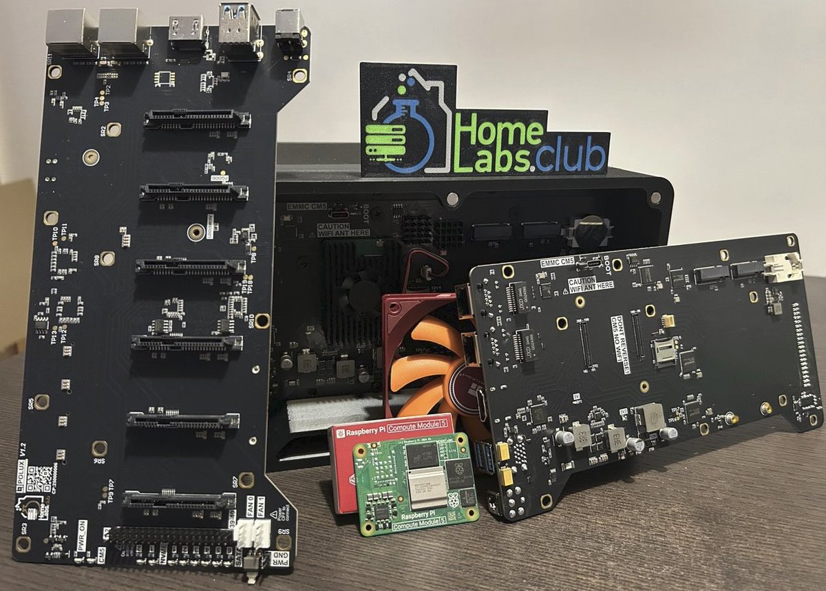 ¡PREVENTA EXCLUSIVA! 🔥

Lanzamos HomeNAS Pi:
Solo 50 PCBs a 259 € envío incluido.

 Raspberry Pi CM5
6x SATA | 2x NVMe
Dual USB 3.2 | LAN 2.5 + 1 Gbps
Silenciosa, compacta, numerada.

 Envío: Sept 2025
 Pago: PayPal, transferencia

Reserva citando o DM.
¡SOLO 50 unidades!