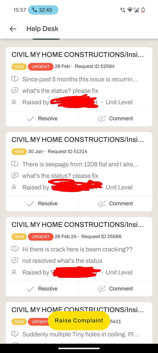 ChapalCheetah's tweet photo. @PDORR_HMDA
@CGM_HGCL
@CE_HMDA
@PRO_HMDA
@MemberEstates_HMDA
@Secretary_HMDA
@EO_HMDA
@DIR1PLG_HMDA
@DIR2PLG_HMDA 
@MyhomeConst constructing flats with structural defects since 1 year, they will wait for 5 yrs to wash their hands off. Block incharges forcing us to sign in handoff https://t.co/SiOvHXXHAq
