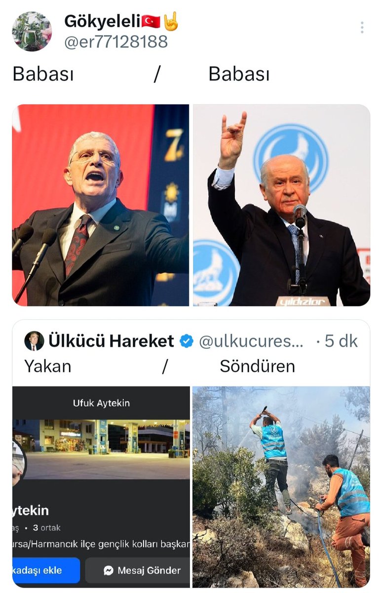Lider Devlet Bahçeli, İnsanların yönünü tayin etmesini sağlayan bir kllavuzdur, Türklüğün kutlu yoludur, Bozkurtça dimdik yaşam mücadelesi verendir, Alp'tır, çünkü Türk kahramanlığını iyi bilendir. Erendir, çünkü inançlıdır ve İslam'a olan bağlılığı tamdır…
<a href="/dbdevletbahceli/">Devlet Bahçeli</a>